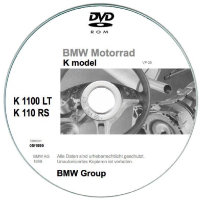 Bmw K1100 LT - RS (1992-1999)  manuale officina - repair manual su cd - Immagine 1 di 4