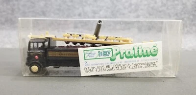 VTG PRALINE HO 1:87 MERCEDES BENZ HERRENHAUSER ALE BEER TRUCK IOP - Image 1 of 4