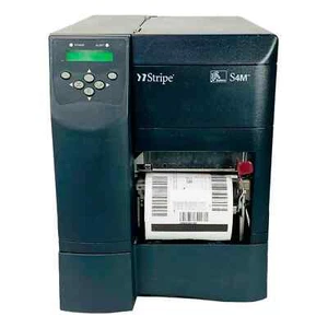 Zebra S4M Stripe UPS Direct Thermal Label Printer Peeler Ethernet USB Serial - Picture 1 of 10