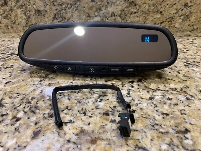 GENTEX-313 2004-05 NISSAN MURANO REAR VIEW MIRROR AUTO DIMMING HOMELINK COMPASS - Image 1 of 4