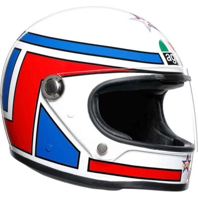 AGV X3000 Lucky White Motorcycle Motorbike Helmet - Image 1 of 3