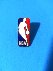 NBA Logo Gold Metal Enamel Pin Back VTG 1987 - Picture 1 of 3