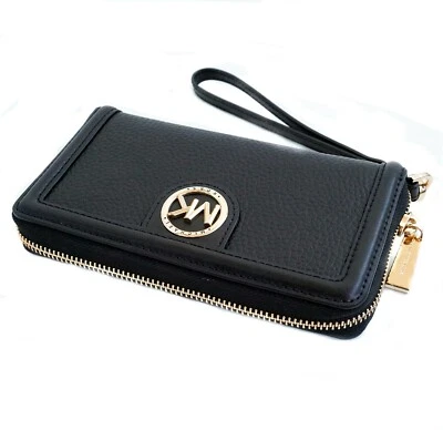 Michael Kors Portemonnaie Geldbörse Geldbeutel   Samira LG MF Phone Leder  Neu - Bild 1 von 4