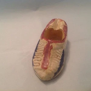 Vecchia scarpa posacenere vintage in ceramica - Foto 1 di 5