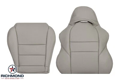 For 2005-2006 Acura RSX Type-S -Driver Side Complete Leather Seat Covers Lt Gray - Image 1 of 4