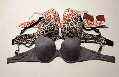 NUEVO Sujetador Camiseta Maidenform Demi, Secret Treasures Plunge y Talla 40DD NUEVO CON ETIQUETAS Foto 1 de 4