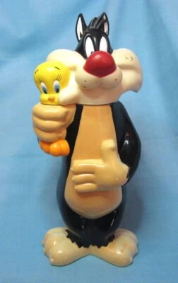 Vintage SYLVESTER & TWEETY Cup 1996 Looney Tunes Big Sipper Cup Warner Bros - Image 1 of 4