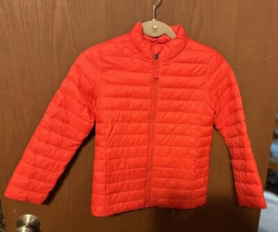 Chaqueta Abrigo Niños Lands End Puffer Primaloft Rojo Talla Pequeña/8 Tub31 Foto 1 de 4