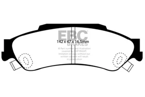 EBC Greenstuff Rear Pads for Chevrolet Blazer 4.3 4WD 2 Door Manual 02 > 04 - Picture 1 of 1