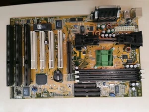 GETESTETES MOTHERBOARD ASUS P2B REV.1.10 SOCKET SLOT 1 ATX ISA AGP PCI - Bild 1 von 10