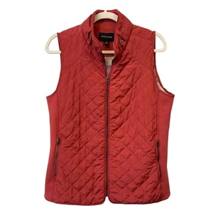 41 Hawthorn Full Zip Quilted Vest Women M Double Vent Ribbed Fall Winter Outdoor - Picture 1 of 9