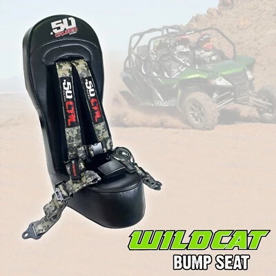 Asiento trasero Arctic Cat Wildcat con arnés de 2" 4 puntos hebilla estilo automático camuflaje Foto 1 de 4
