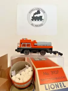LIONEL 3927 #6 Vintage-TRACK CLEANING CAR LK/N IN LIC. REPRODUCTION BOX - Picture 1 of 4