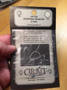 Dollhouse Miniature 680 ohm Dropping Resistor, 3 pack #CK1100   - Picture 1 of 4