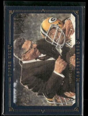 2008 Upper Deck Masterpieces #86 Vince Lombardi Framed Blue #/150 - Image 1 of 2
