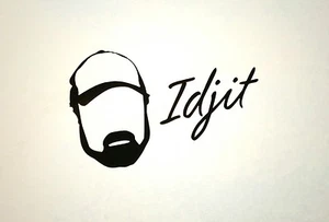 Supernatural Bobby Singer Idjit Precision Die Cut Vinyl Decal Sam Dean Idjits - Picture 1 of 2