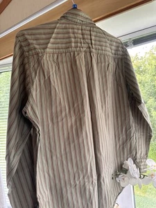 Timberland M Green Striped Shirt - Picture 1 of 5