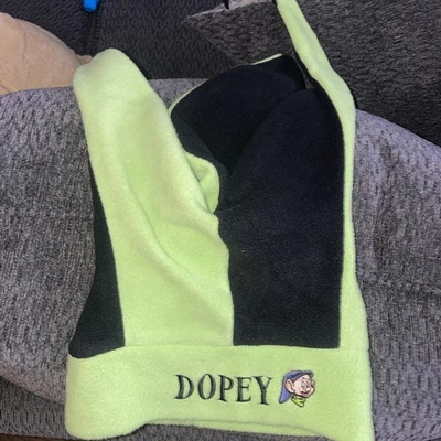 DE COLECCIÓN DISNEY DOPEY JESTER Sombrero Gorra Gorro DISNEYLAND RESORT Verde Negro Color Foto 1 de 3