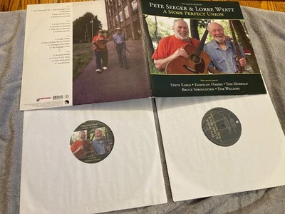 Pete Seeger & Lorre Wyatt A More Perfect Union 2 lp uk import NM ship tomorrow - Image 1 of 2