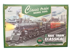 Electric Simulation Train - Classic Train Model Toys NEW Open Box - Picture 1 of 4