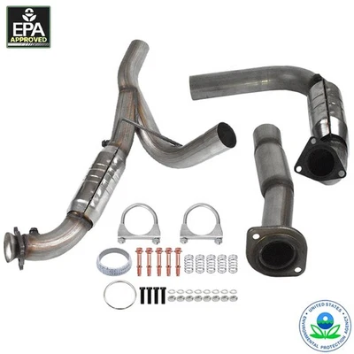 Tubo Y para Chevy Silverado 2500 HD V8 6,0 L con DOS convertidores catalíticos 2011-2017 Foto 1 de 4