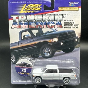 Johnny Lightning Truckin' America 1996 Dodge Ram "White Lightning" - Picture 1 of 7