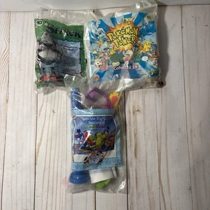 Menge 3 Vintage Burger King Kinder Happy Meal Spielzeug Verschiedenes Neu/Versiegelt - Bild 1 von 4