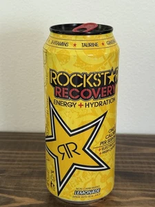 Rockstar Energy Drink Recovery Hydration Limonade 16oz *LEER* Sammlerdose - Bild 1 von 8