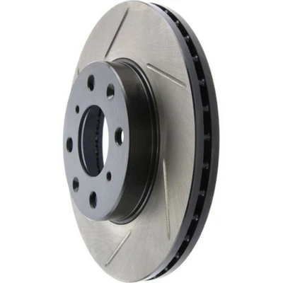 StopTech For Honda CRX 1990 1991 Brake Rotor Sport Slotted -Front Passenger Side - Image 1 of 4