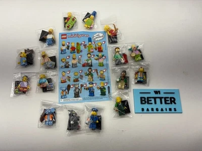LEGO The Simpsons 71005 Series 1 Minifigures — Complete Set of 16 Minifigures - Image 1 of 4