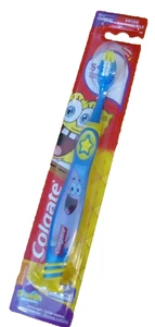 (NEW) 2015 COLGATE Spongebob Squarepants PATRICK STAR Toothbrush Extra Soft Head - Picture 1 of 5