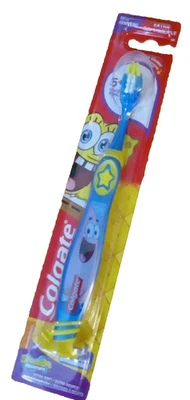 (NEW) 2015 COLGATE Spongebob Squarepants PATRICK STAR Toothbrush Extra Soft Head - Image 1 of 4