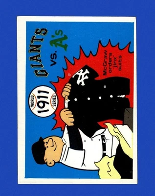 1970 Fleer World Ser. Set-Break #  8 1911 Giants/A's EX-EXMINT *GMCARDS* - Image 1 of 2