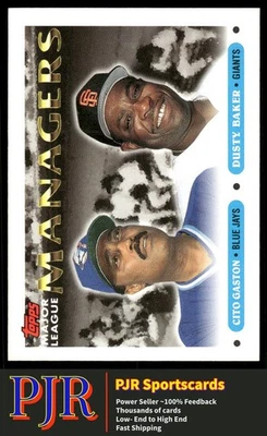 Cito Gaston / Dusty Baker MGR 1993 Topps #514 - Image 1 of 2