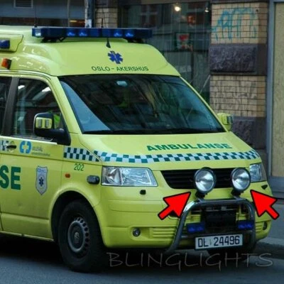 Luces de barra de lámpara auxiliar Volkswagen VW T5 Transporter Caravelle Multivan Eurovan Foto 1 de 3