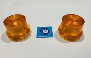 XR GT 1967 FORD FALCON REAR AMBER INDICATOR LENS PAIR NEW - Picture 1 of 2
