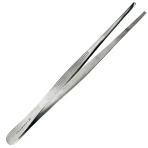 Anatomische Pinzette gerade 14 cm lang Edelstahl - Bild 1 von 1
