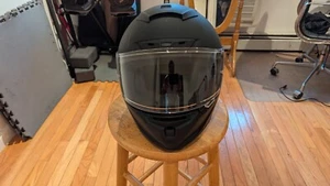 Shoei X-14 Helmet, Matt Black w/ chromatic visor - Picture 1 of 9