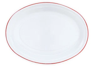 Crow Canyon Enamelware, 18" Oval Serving Tray Platter, 5 Color Choices - Picture 1 of 6