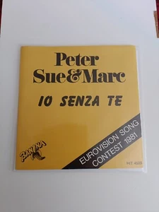Eurovision SWITZERLAND 81 Peter, Sue & Marc Io Senza Te/Me Without You - Picture 1 of 2