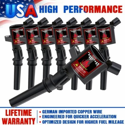 8Pack DG508 Ignition Coil Bobina For Mercury Mountaineer Grand Marquis 2004-2008 - Image 1 of 4