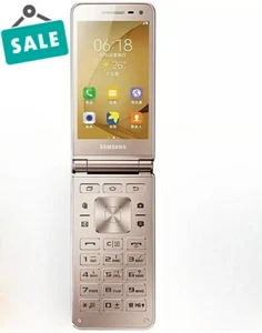 Samsung Galaxy Folder2 SM-G1650 Dual SIM Flip Unlocked SmartPhone 16GB Open Box - Afbeelding 1 van 4