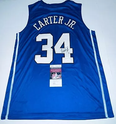 Wendell Carter Jr. Magic signed Duke Blue Devils jersey autographed 4 JSA - Image 1 of 3
