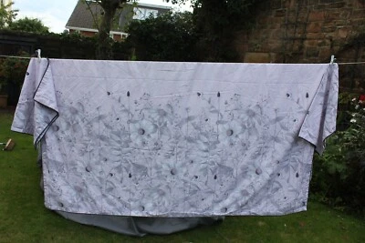 Lovely Next funda de edredón doble y 2 fundas de almohada Oxford a juego gris 8837 Foto 1 de 4