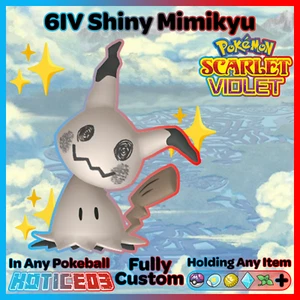 Brillante Mimikyu 6IV Pokémon Escarlata y Violeta Comercio rápido - Imagen 1 de 24