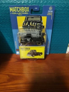 Ford Coe 1953 Matchbox Collectors #18/20 1953 negro mate Mooneyes 🆕 - Imagen 1 de 9