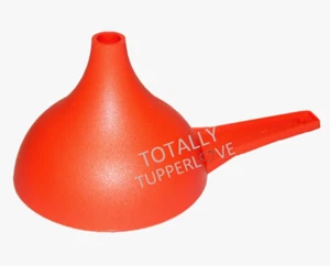 Herramienta de cocina Tupperware embudo grande Hershey Kiss molde naranja NUEVO - Imagen 1 de 2