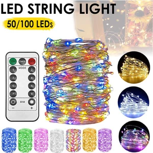 5-20M USB LED Copper Wire String Fairy Lights Home Wedding Party Decor Lights - Picture 1 of 17