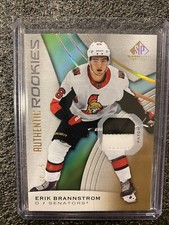 2019-20 SP Game Used Gold Spectrum Premium Materials Erik Brannstrom /65 Rookie 