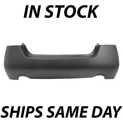 NEW Primered - Rear Bumper Cover for 2007-2012 Nissan Altima Sedan / Hybrid - Imagem 1 de 4